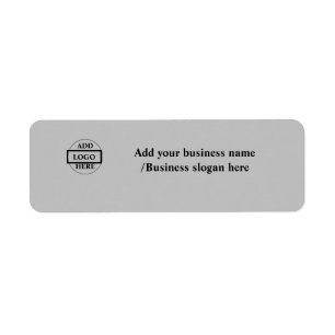 Simple elegant custom logo here company label