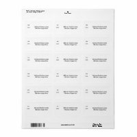Simple elegant custom logo here company label
