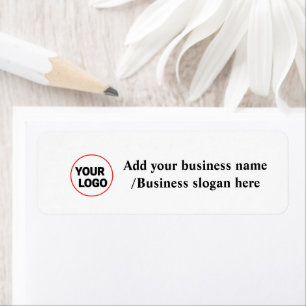 Simple elegant custom logo here company label
