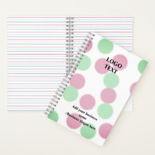 Simple elegant custom logo here company    noteboo notebook