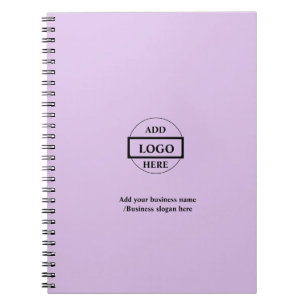 Simple elegant custom logo here company    notebook