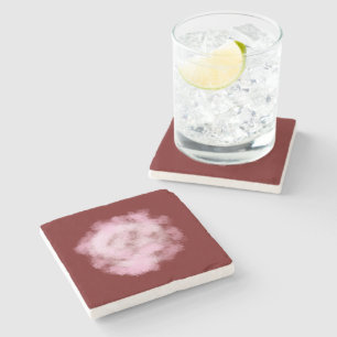Simple elegant custom logo here company stone coaster