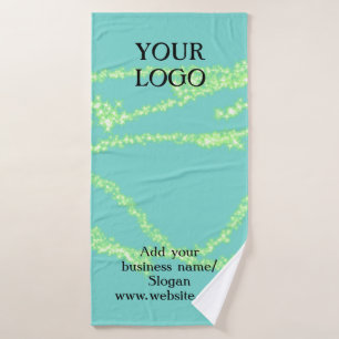 Simple elegant custom logo here company          t bath towel