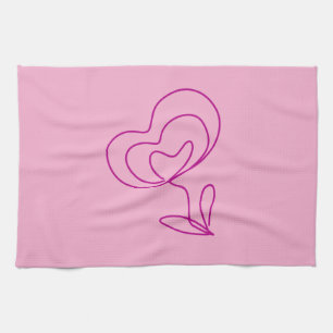 Simple elegant custom logo here company t kitchen towel