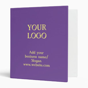 Simple elegant custom logo here company throw pil binder