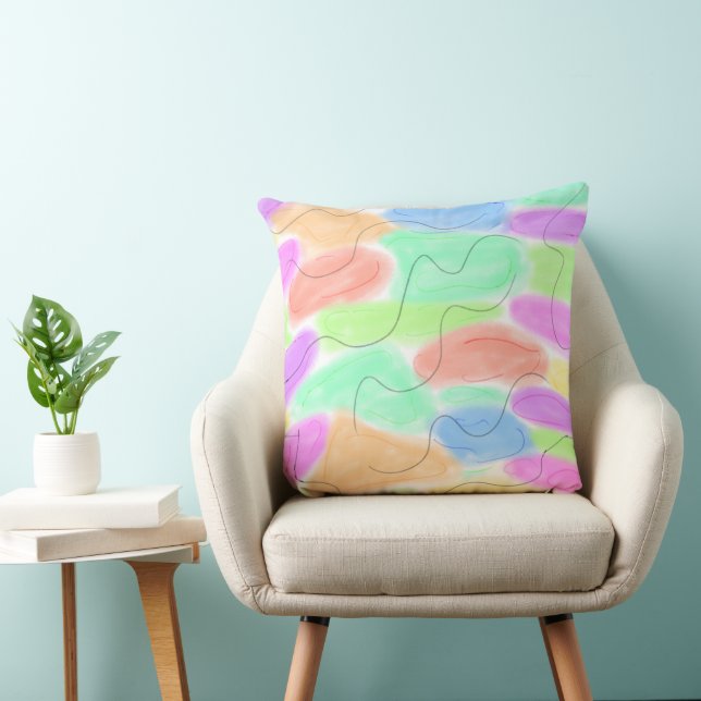 Simple elegant custom logo here company   throw pillow (Chair)