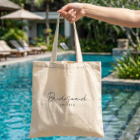 Simple Elegant Customizable Bridesmaid Tote