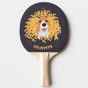 Simple Elegant Cute my dog and halloween Ping Pong Paddle
