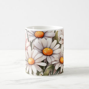Simple Elegant Daisies Coffee Mug