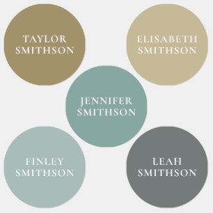 Simple Elegant Earthy Minimal Add Your Name School