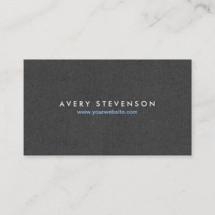 Simple Elegant Entrepreneur Grey Texture Look Business Card