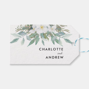Simple, elegant eucalyptus gift tags
