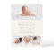 Simple Elegant Gender Neutral Photo Collage Birth