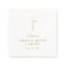 Simple Elegant Gold Cross Baptism Christening