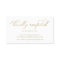 Simple Elegant Gold Foil Wedding Online RSVP