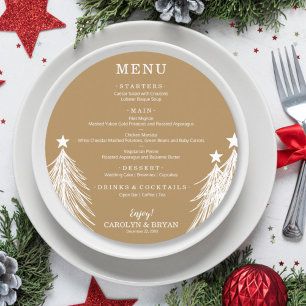 Simple Elegant Gold Menu