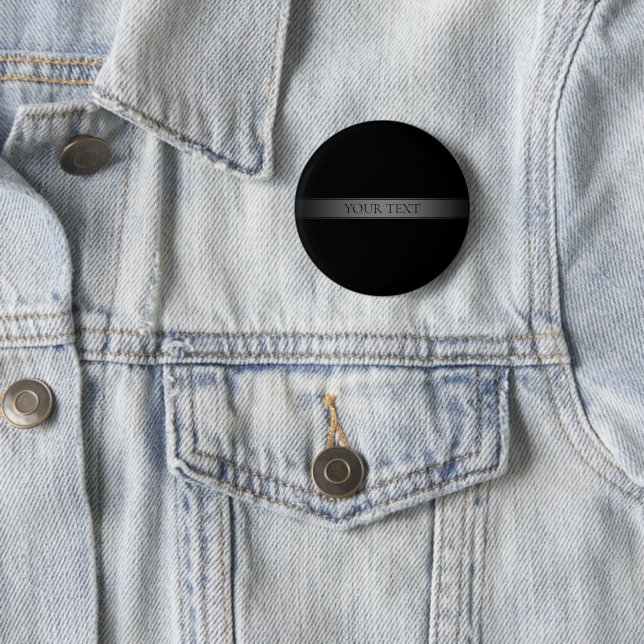 Simple Elegant Gradient Stripe Editable Colour 2 Inch Round Button (In Situ)