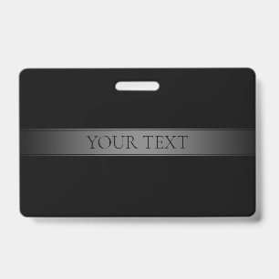 Simple Elegant Gradient Stripe Editable Colour Badge
