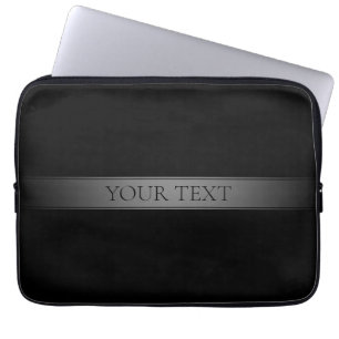 Simple Elegant Gradient Stripe Editable Colour Laptop Sleeve