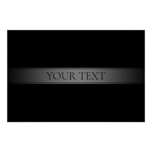 Simple Elegant Gradient Stripe Editable Colour Poster