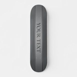 Simple Elegant Gradient Stripe Editable Colour Skateboard