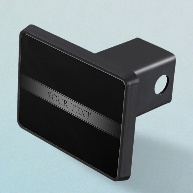 Simple Elegant Gradient Stripe Editable Colour Trailer Hitch Cover (Creator Uploaded)