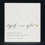 SIMPLE ELEGANT GREY  TYPOGRAPHY HAPPILY EVER AFTER BINDER<br><div class="desc">If you need any further customisation or any other matching items,  please feel free to contact me at yellowfebstudio@gmail.com</div>