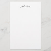 Simple Elegant Hand Lettered Script Name Office