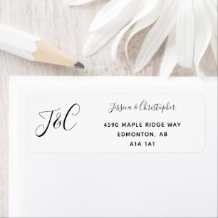 Simple Elegant Hand Lettering Black & White Modern
