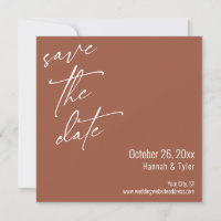 Simple Elegant Handwriting Script Terracotta