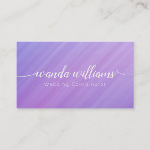 Simple Elegant Handwritten Calligraphy Business Card