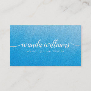 Simple Elegant Handwritten Calligraphy Business Card
