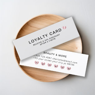 Simple Elegant Heart Loyalty Card