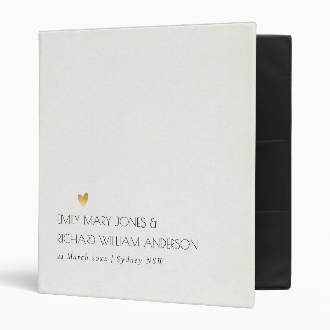 SIMPLE ELEGANT KRAFT GREY TYPOGRAPHY  TEXT ONLY BINDER (Front/Inside)