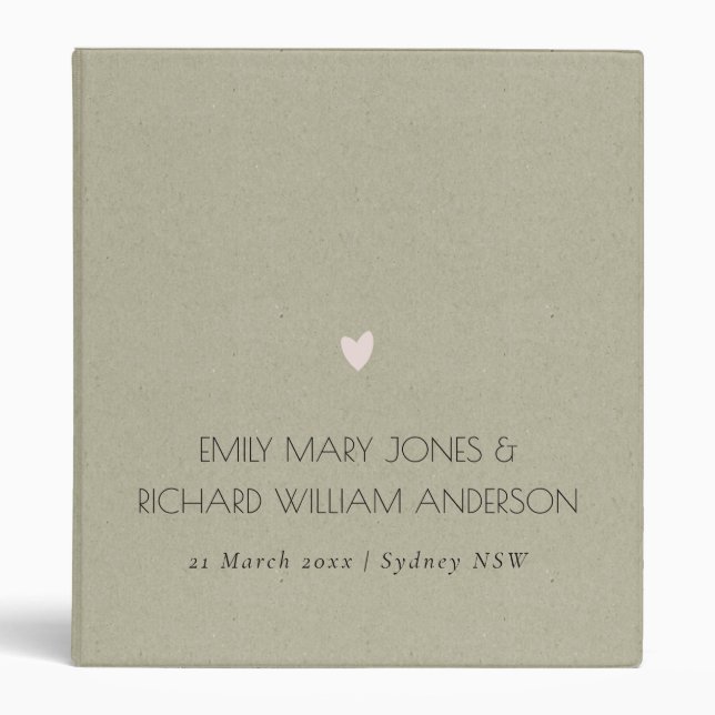 SIMPLE ELEGANT KRAFT TYPOGRAPHY  TEXT ONLY BINDER (Front)