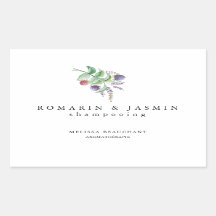 Simple Elegant Label Handmade Organic Holistic
