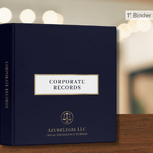 Simple Elegant Legal Services Binder