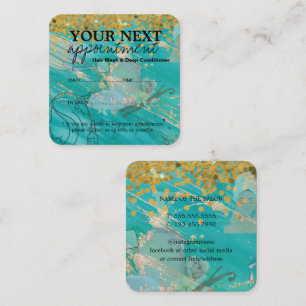 Simple Elegant Light Pink Beauty Salon Appointment Card