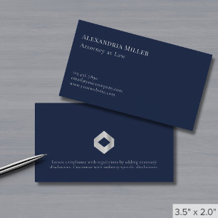 Simple Elegant Luxury Logo Business Card