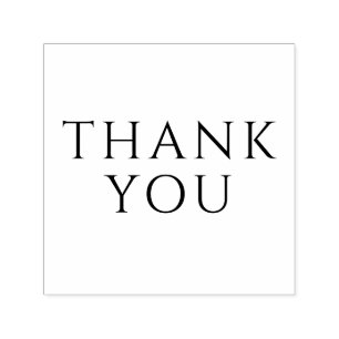 Simple Elegant Minimalist #4.1.25 THANK YOU only Self-inking Stamp