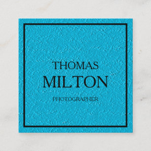 Simple Elegant Minimalist Modern QR Code Square Bu Business Card