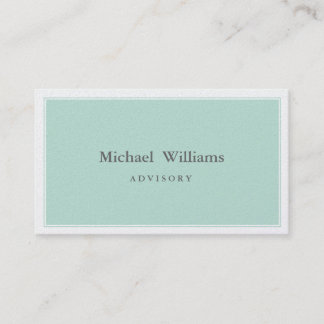 SIMPLE ELEGANT MINIMALIST PROFESSIONAL BUSINESS CARD