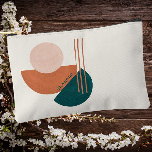 Simple Elegant Modern Boho Art Accessory Pouch
