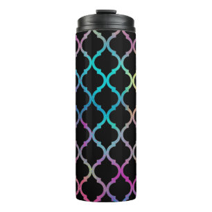 Simple Elegant Modern Colourful Moroccan Pattern   Thermal Tumbler