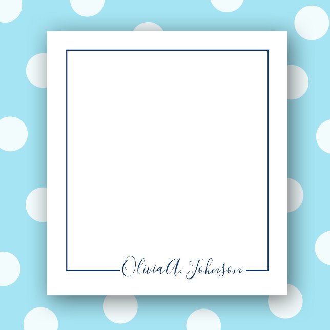 Simple Elegant Modern Hand Lettered Script Notepad (Creator Uploaded)