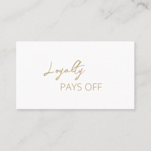 Simple Elegant Modern Loyalty Card
