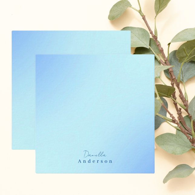 Simple Elegant Modern Minimalist Blue Card (Creator Uploaded)
