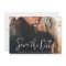 Simple Elegant Modern Script Photo Save the Date