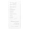 Simple Elegant Modern Wedding Ceremony Program