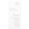 Simple Elegant Modern Wedding Ceremony Program